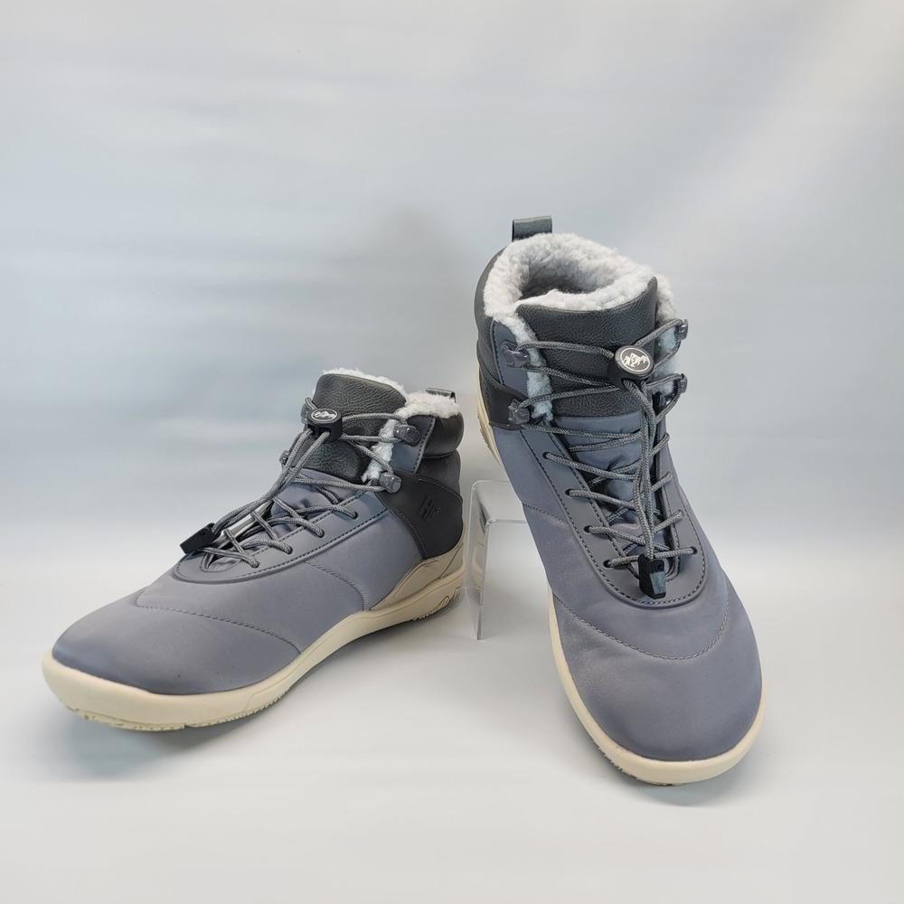 HF Azura Gray Waterproof Fur Lined Winter‎ Boots Women EUR 40 US 9